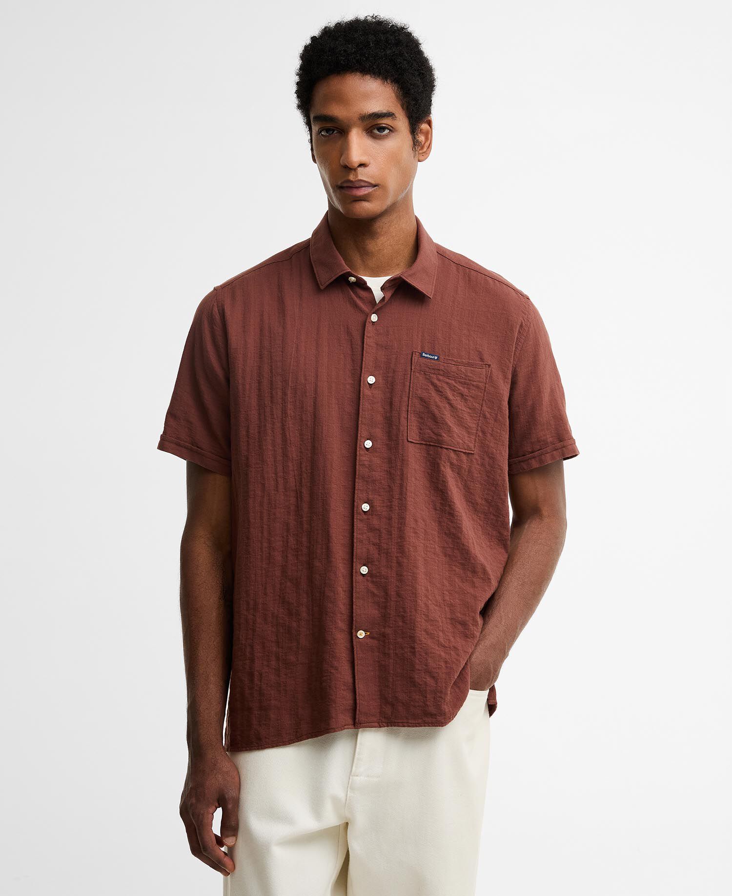 Kingswood Ripstop Short-Sleeved Shirt Burnt Pepper