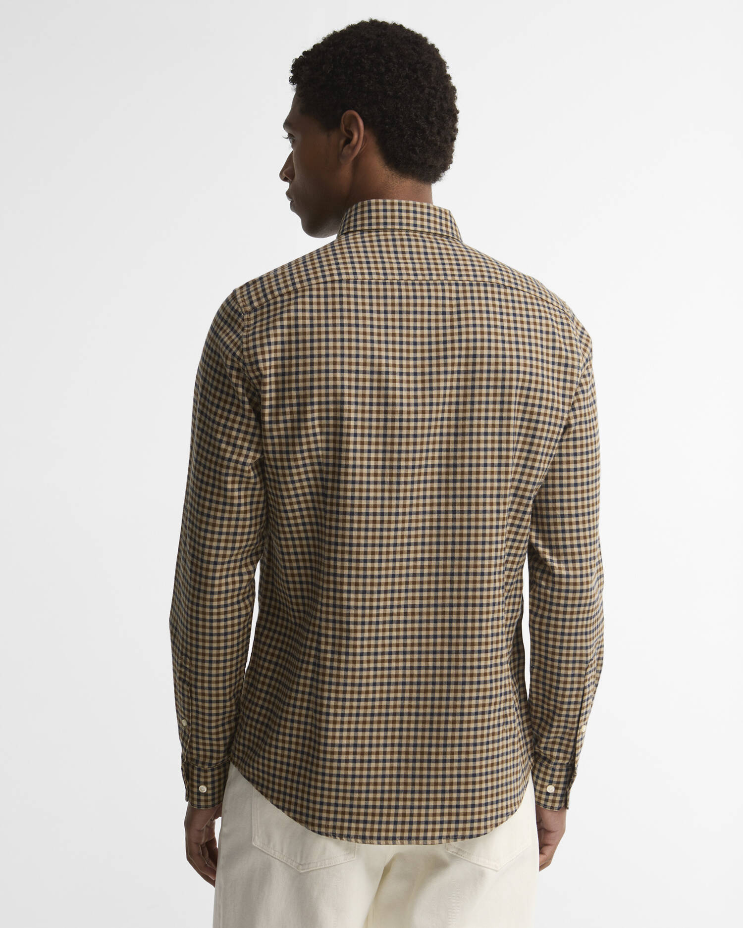 Finkle Tailored Long-Sleeved Shirt Dark Sand image number 2