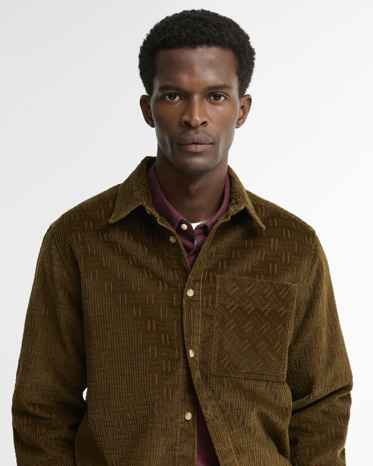 Barbour Cordhemd Ingleton Relaxed Fit Beech