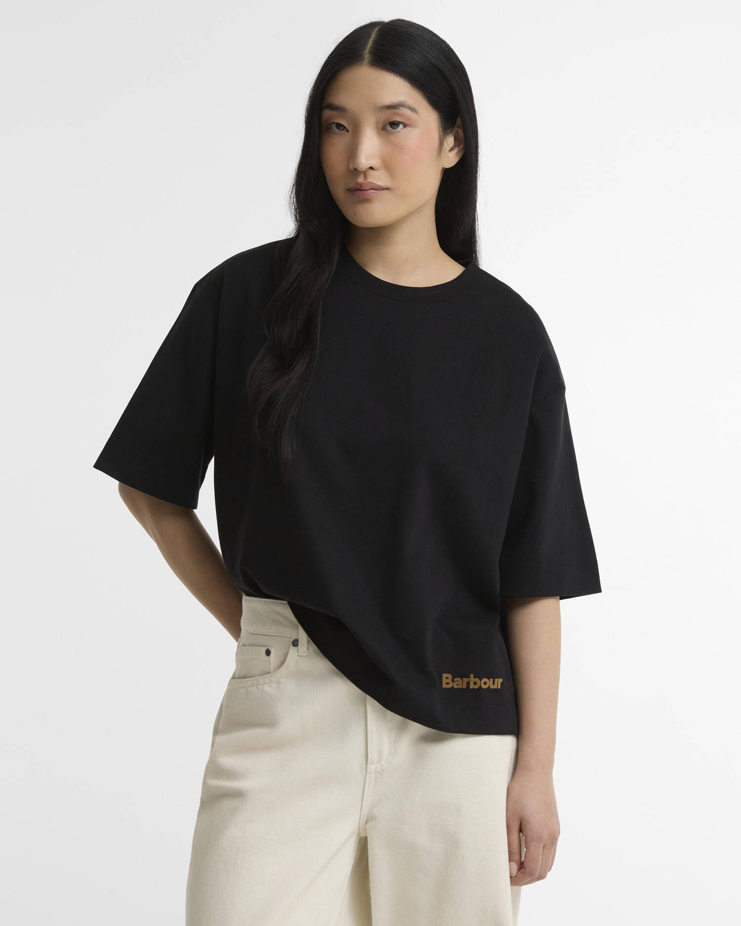 Barbour T-Shirt Willowmere Oversized Black image number 0