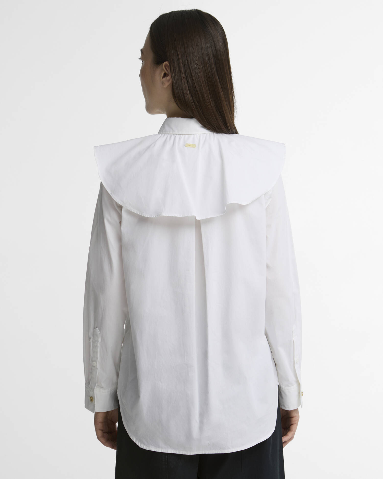 Ava Relaxed Shirt White image number 2