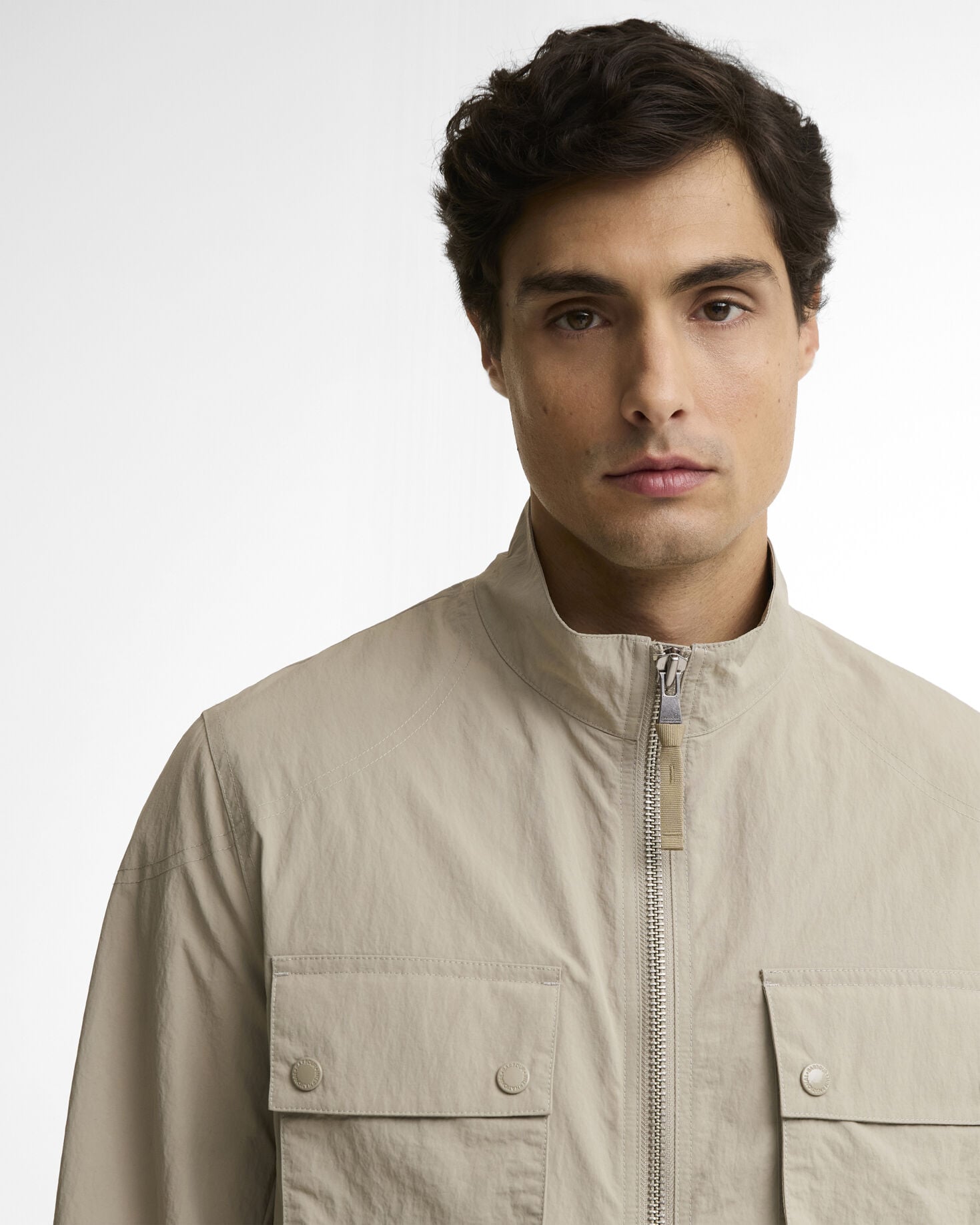 Course Showerproof Jacket Concrete