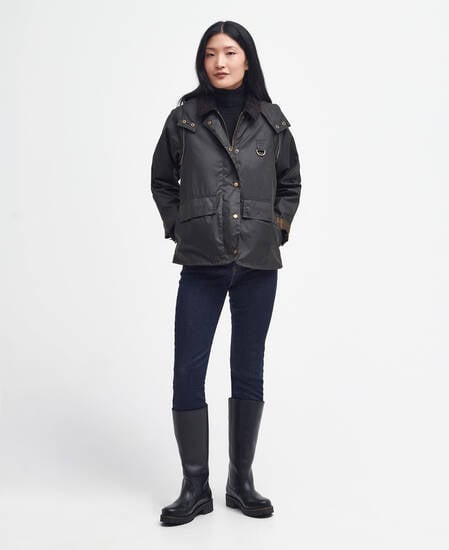 Avon Waxed Jacket Olive-Classic