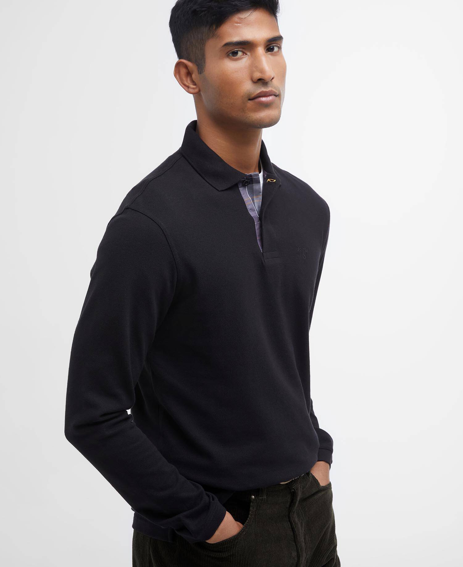 Essential Long-Sleeved Polo Shirt image number 3