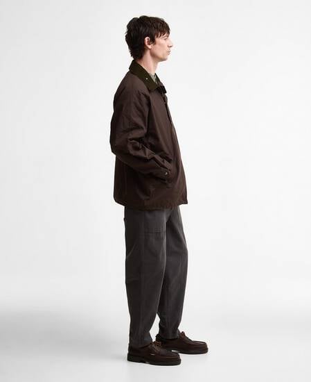Barbour x Kaptain Sunshine Transport Smock Casual Jacket Light Olive