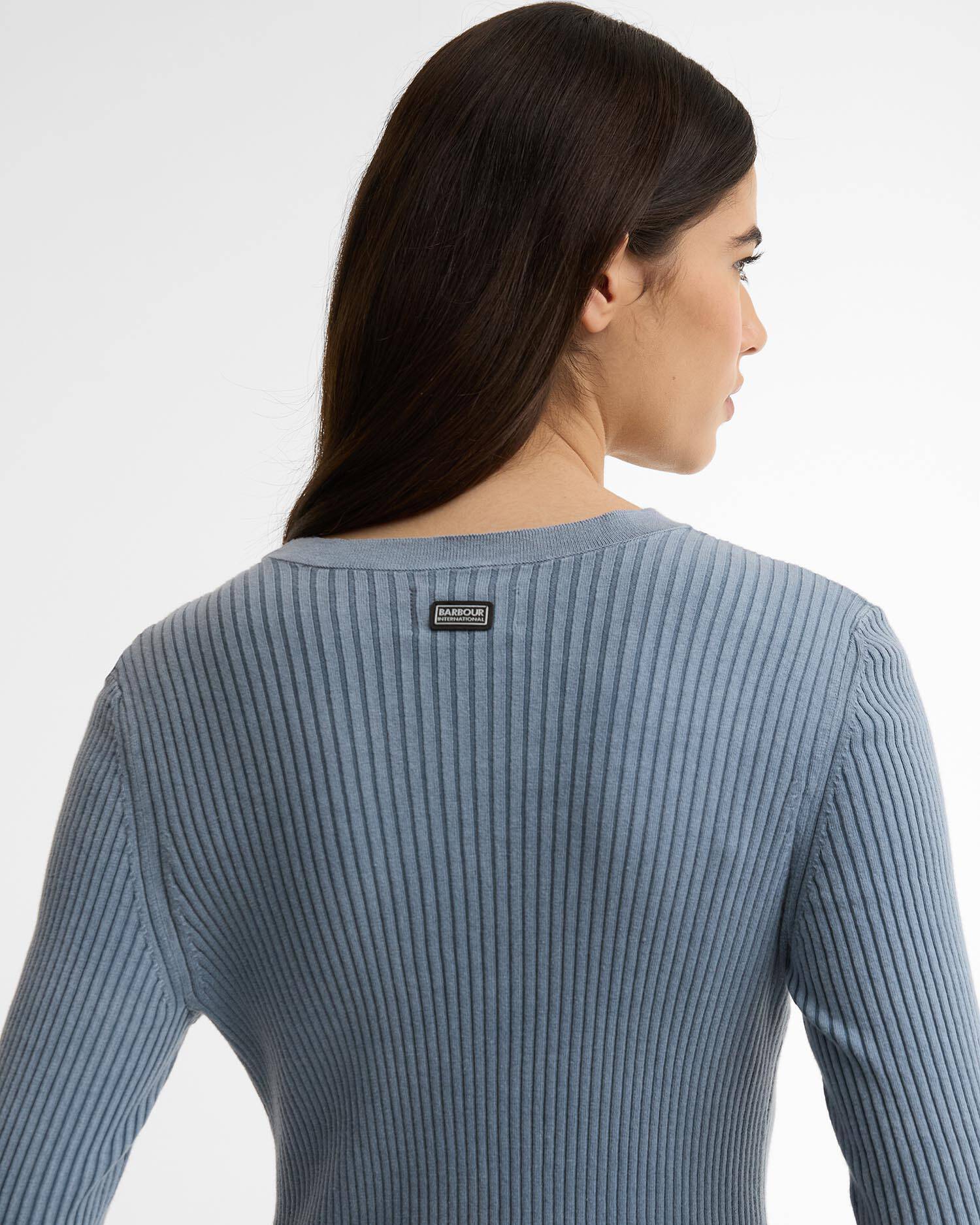 Seren Rib-Knit Jumper Washed Pearl Blue image number 4