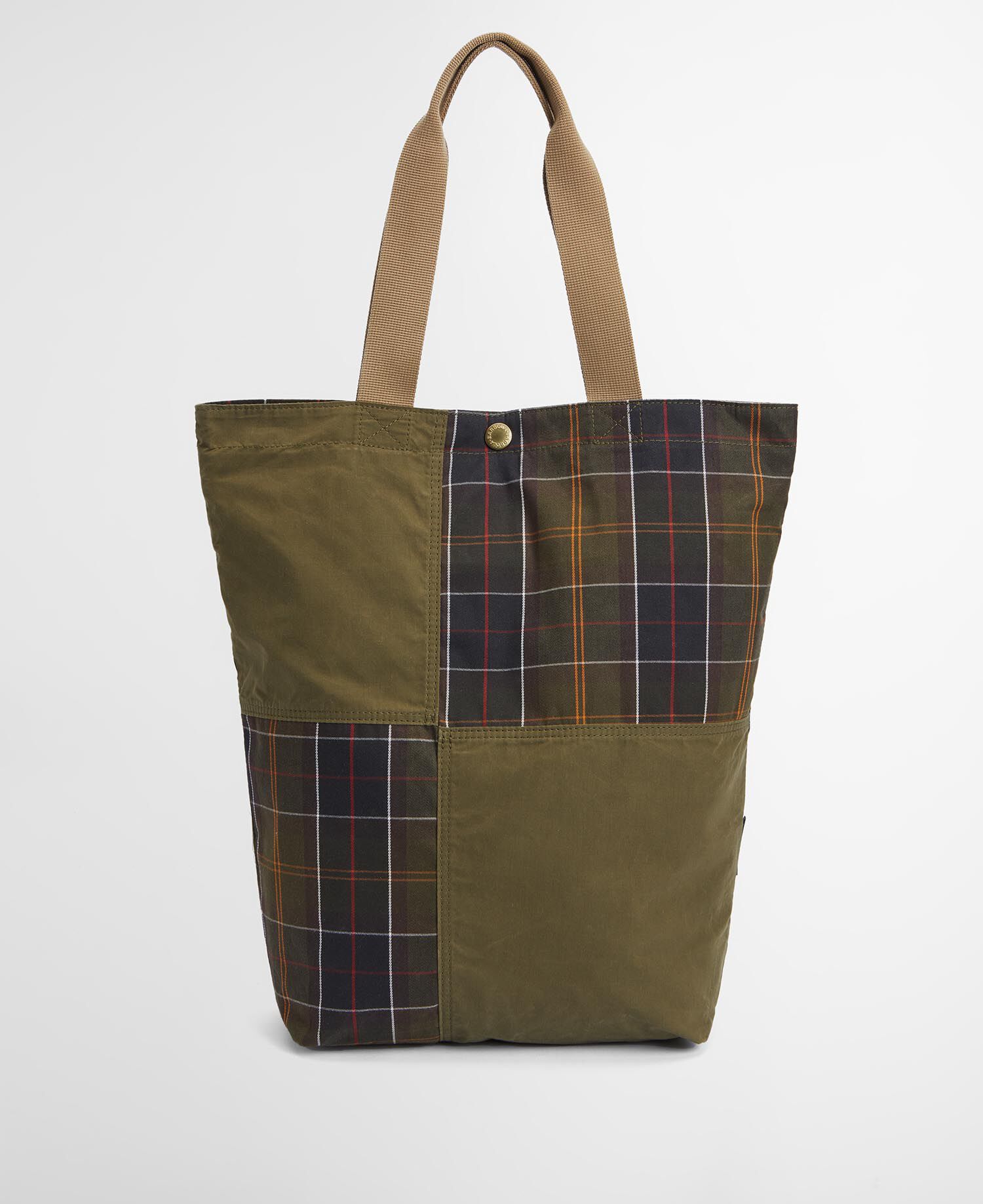 Transport Patchwork Tote Bag Dusky Green