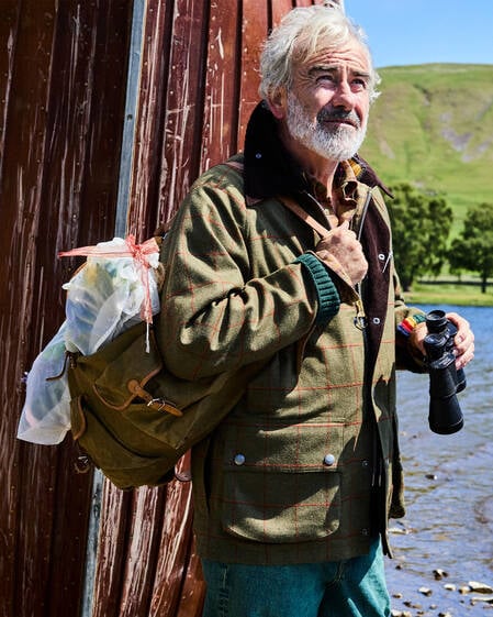 Paul Smith Loves Barbour Beaufort Wool Jacket Olive Window Pane