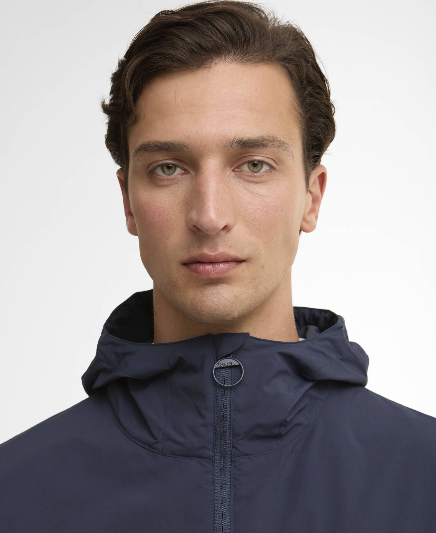 Modern Rokig Hooded Showerproof Jacket Navy image number 3