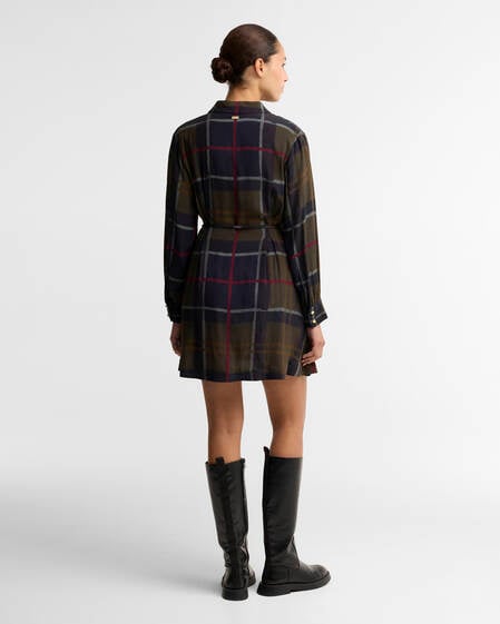 Ivybridge Mini Dress Shadow Classic Painted Tartan