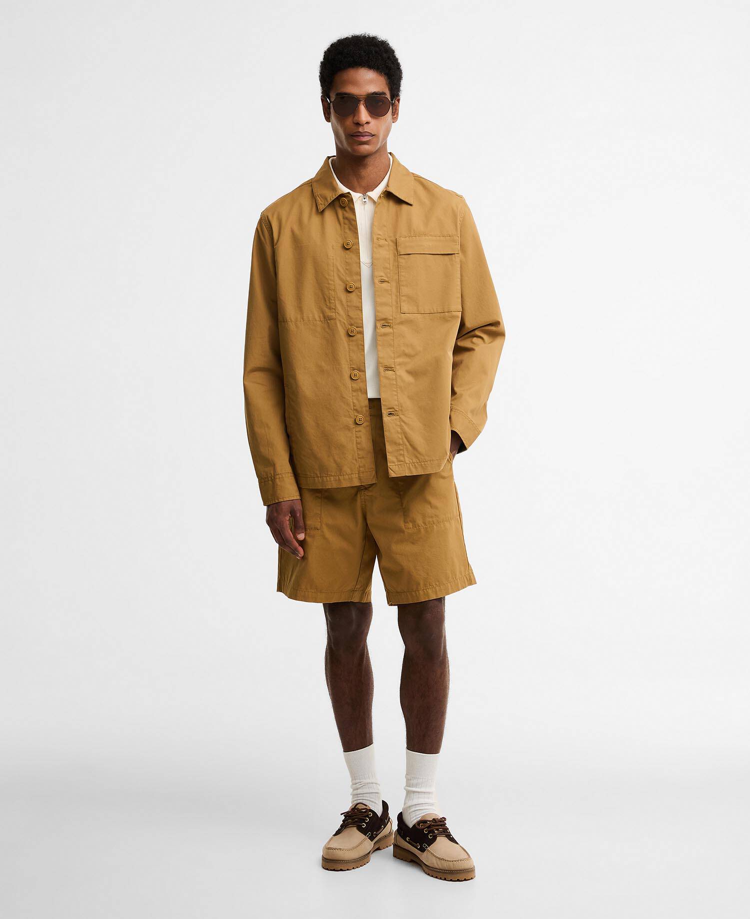 Sherburn Overshirt Camel image number 1