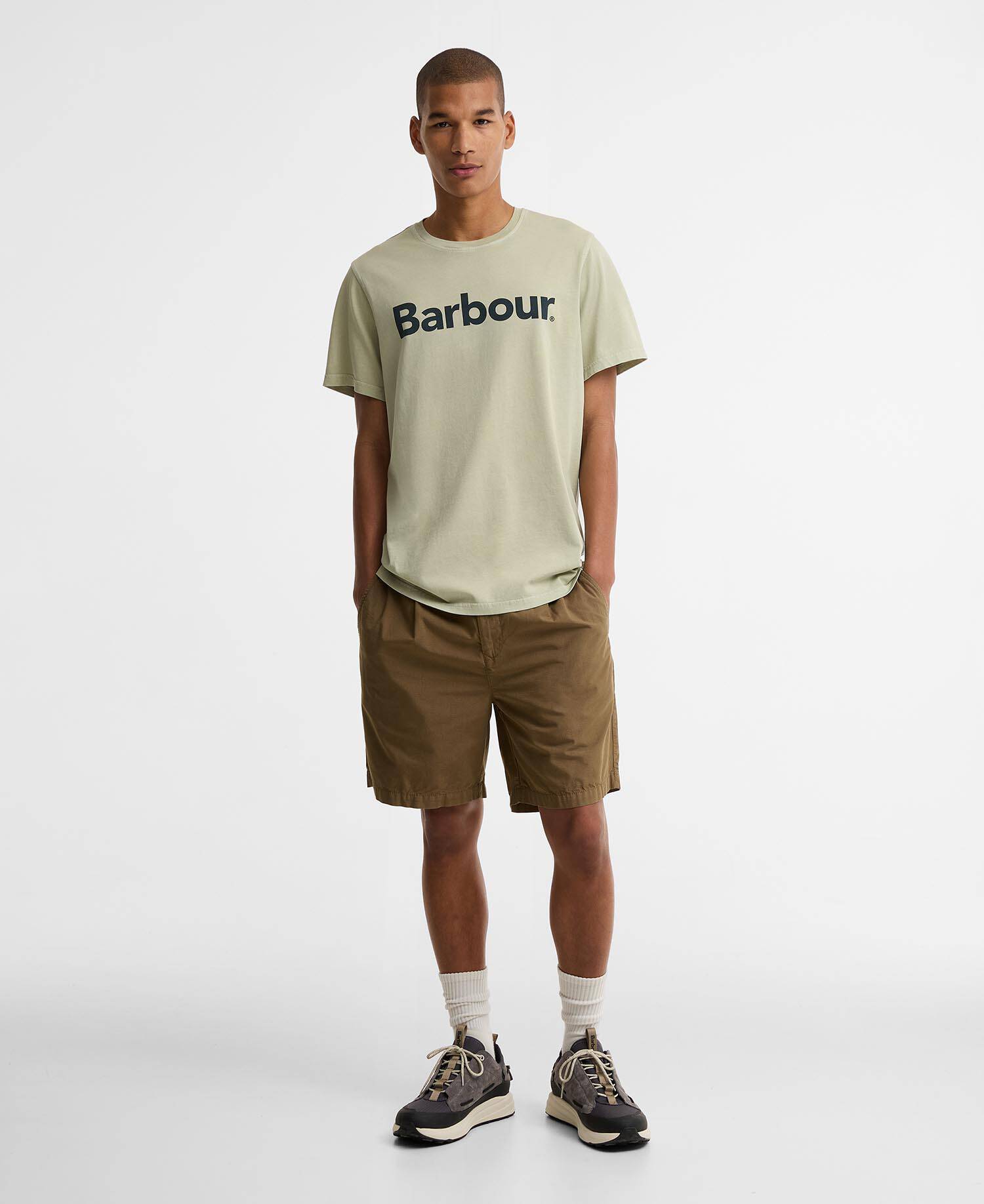 Washington Overdyed Logo Tailored T-Shirt Mineral Green image number 1