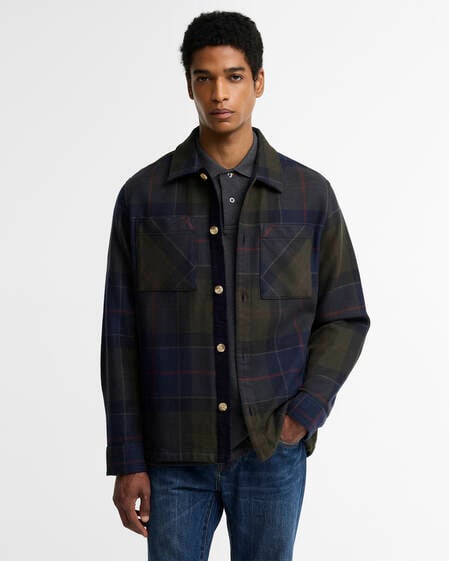Overshirt in tartan oversize Shadow Classic Tartan