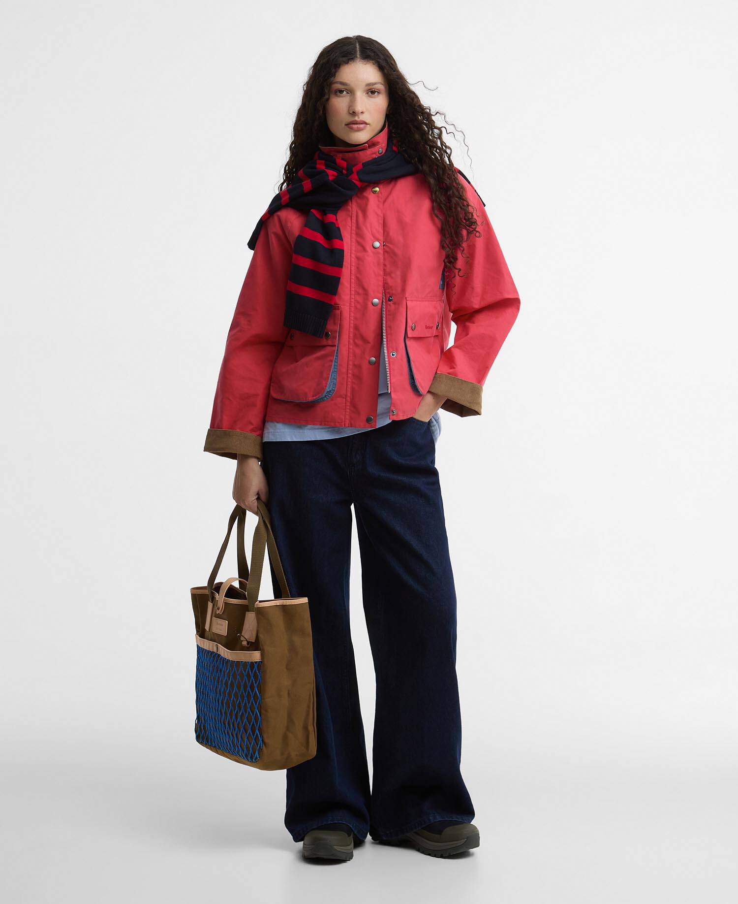 Paul Smith Loves Barbour Spey Casual Jacket Winterberry/Ancient/Winterberry image number 1