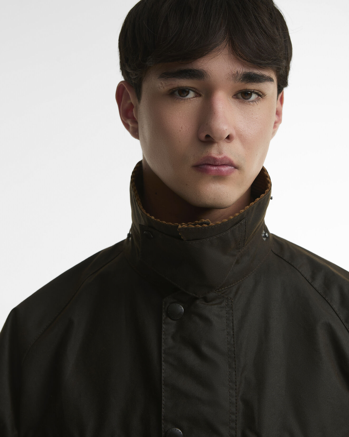 Four Pocket Transport Waxed Jacket Dark Brown