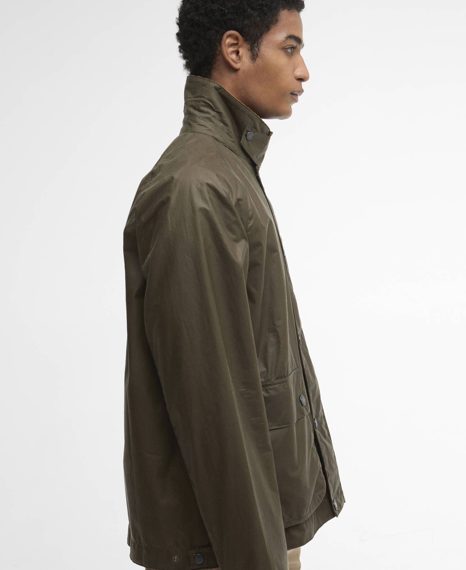 Modern Bedale Waxed Jacket Beech/Highland Loch image number 4