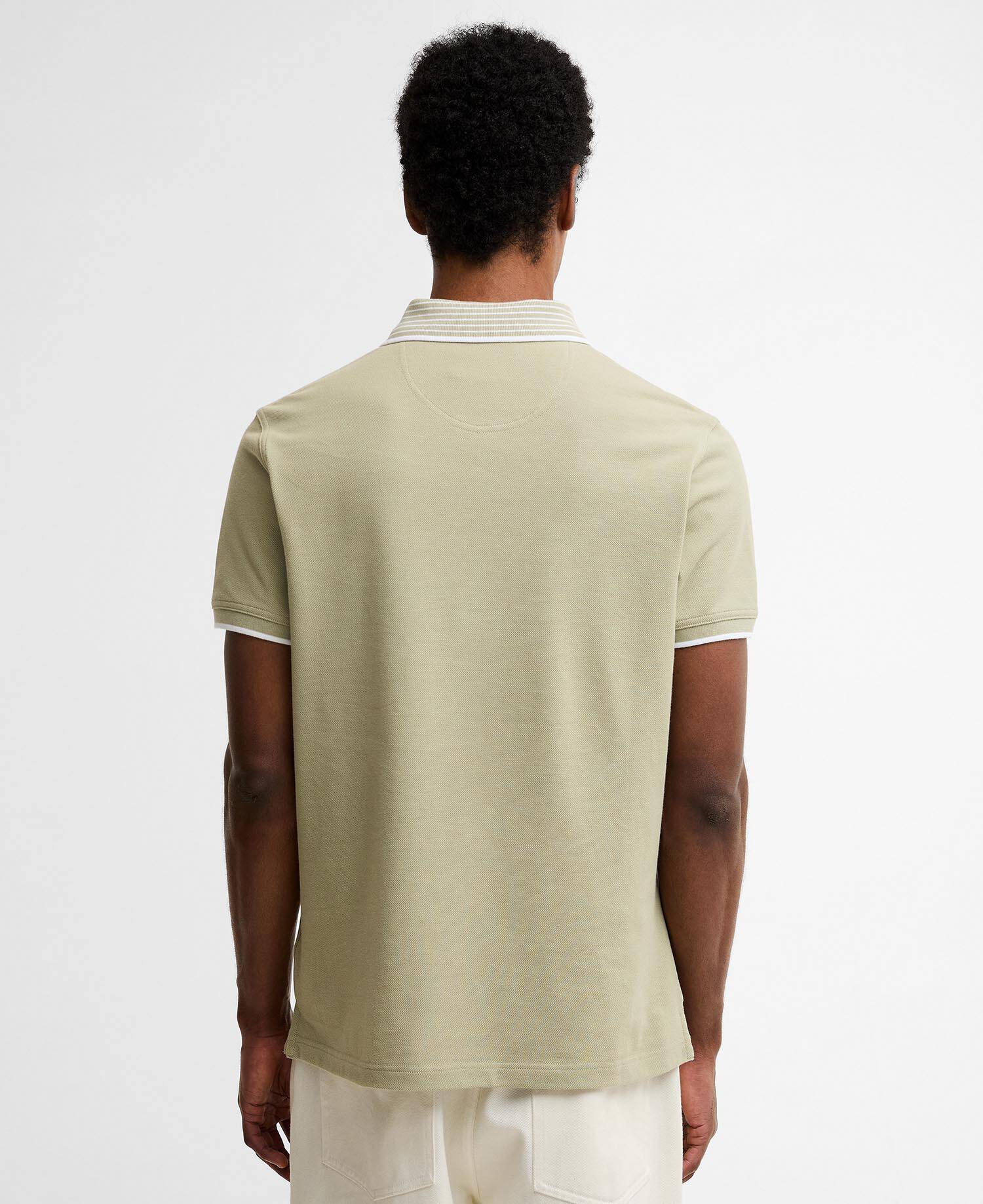 Denwick Short-Sleeved Polo Shirt Mineral Green image number 2