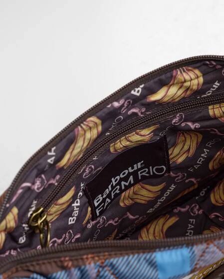 Barbour FARM Rio Fernanda Small Sling Bag Tropical Tea Tartan