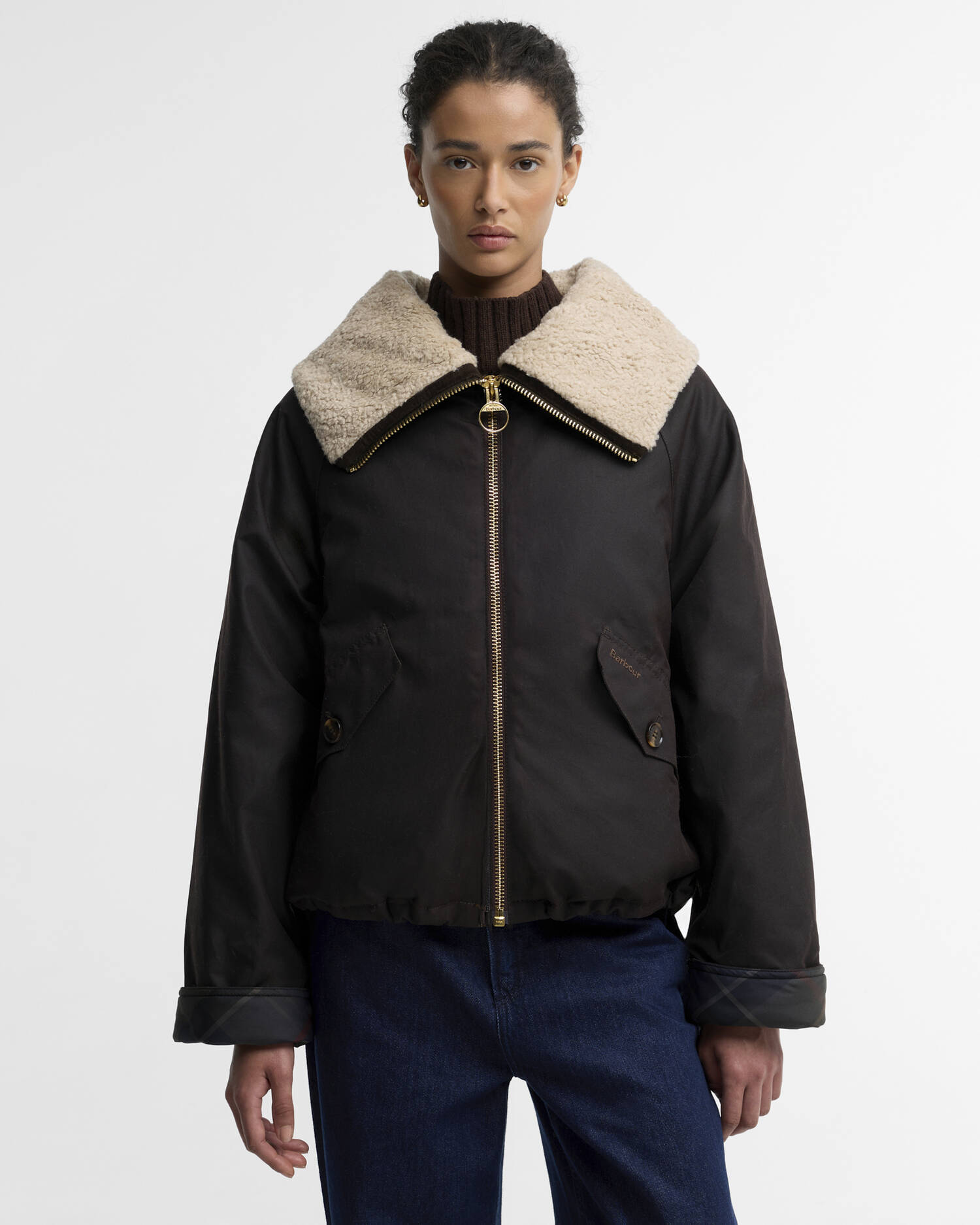 Mary Waxed Jacket Rustic/Shadow Classic image number 0