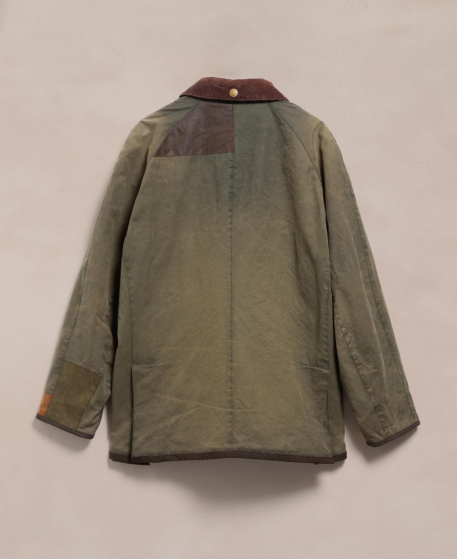 Barbour Re-loved Men's Ashby Waxed Jacket - Size XL Sage