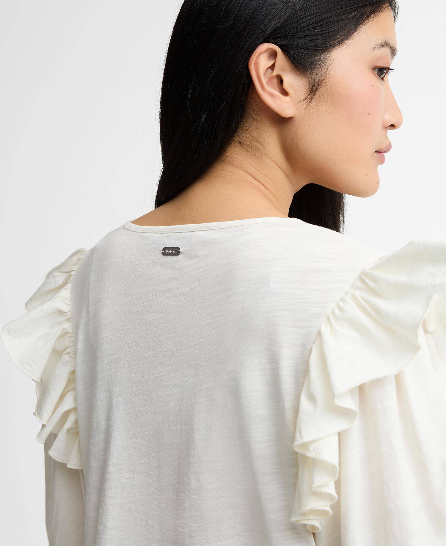 Carleen Ruffled Blouse Cloud image number 4
