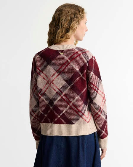 Stevie Tartan Wool Jumper Multi