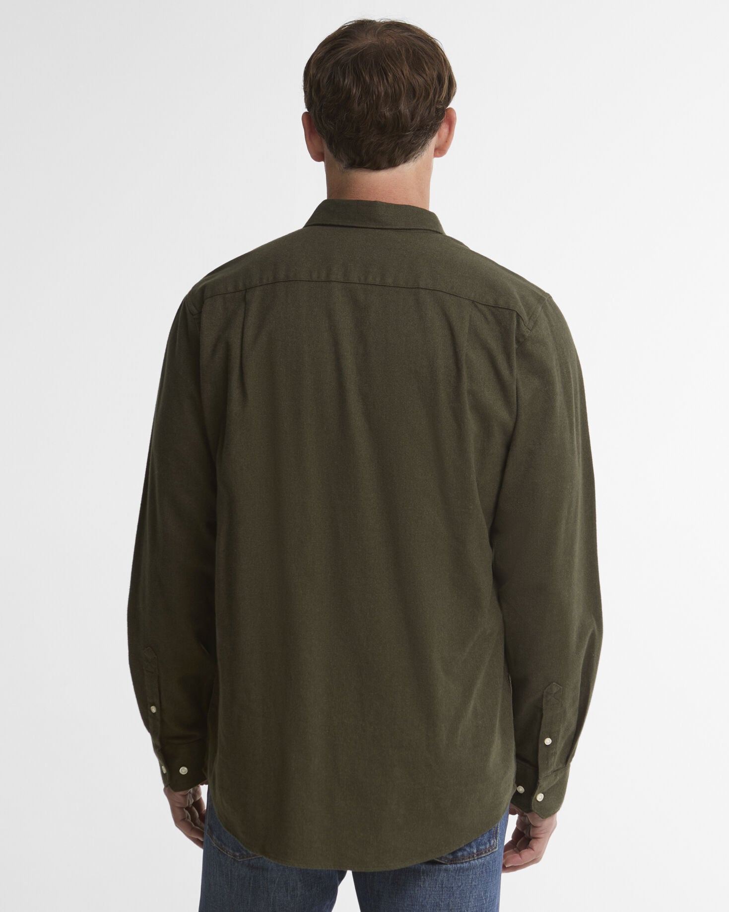 Barbour Hemd Sparrowhill Regular Fit Olive