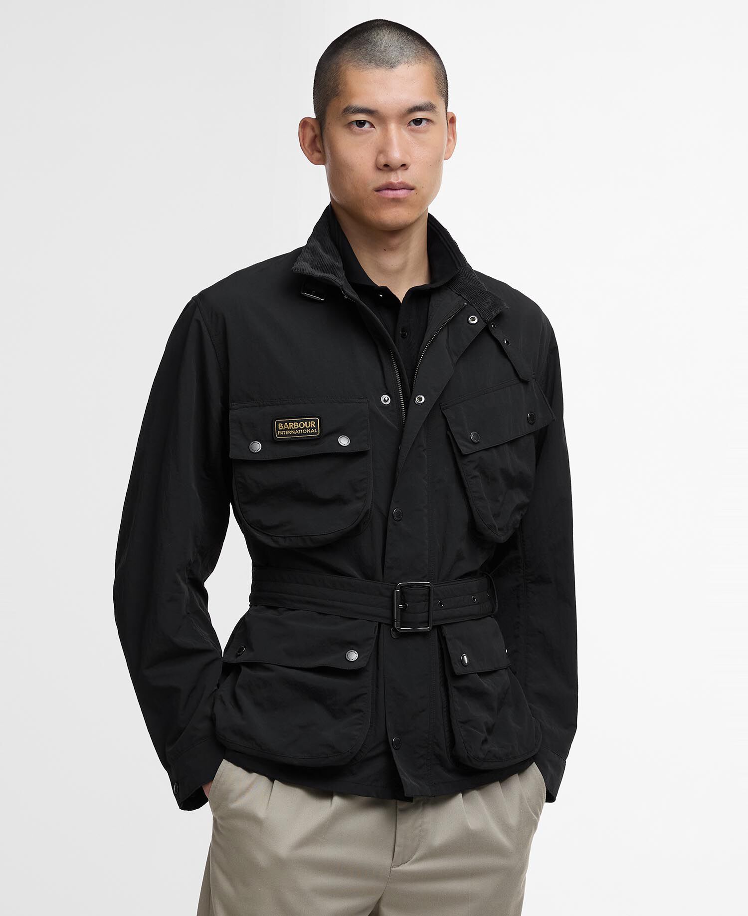 Contemporary A7 Showerproof Jacket Classic Black