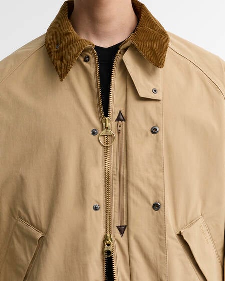 Transporter Oversized Casual Jacket Stone