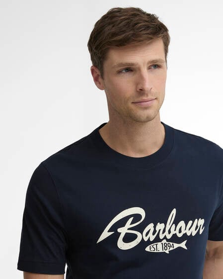 Hook Relaxed Graphic T-Shirt Dark Navy
