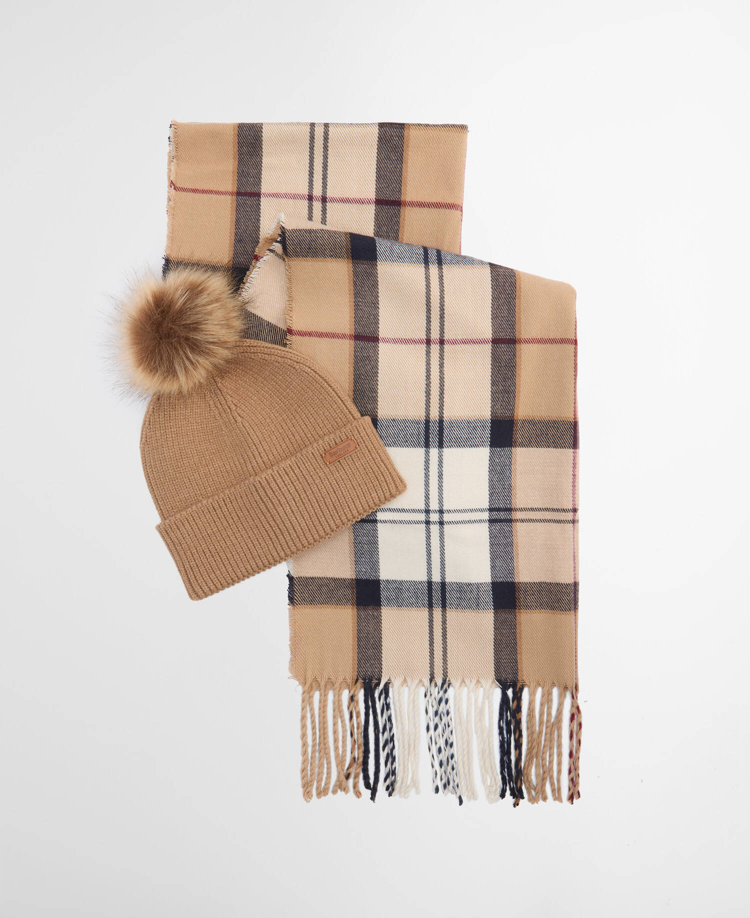 Geschenkset Beanie Dover & Schal Hailes Hessian Tartan image number 0