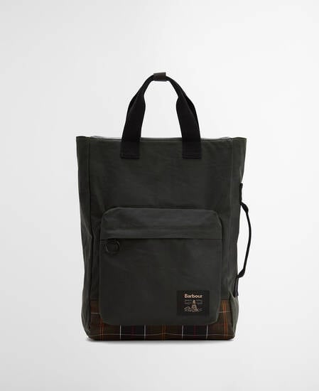 Zaino Field in tessuto cerato Sage/Classic