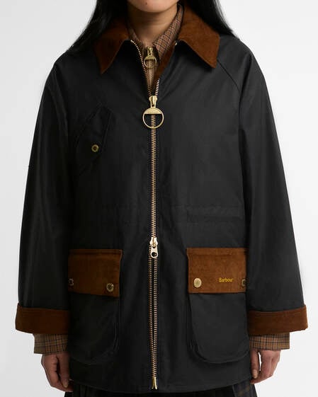Treeton Waxed Jacket Navy/Ancient