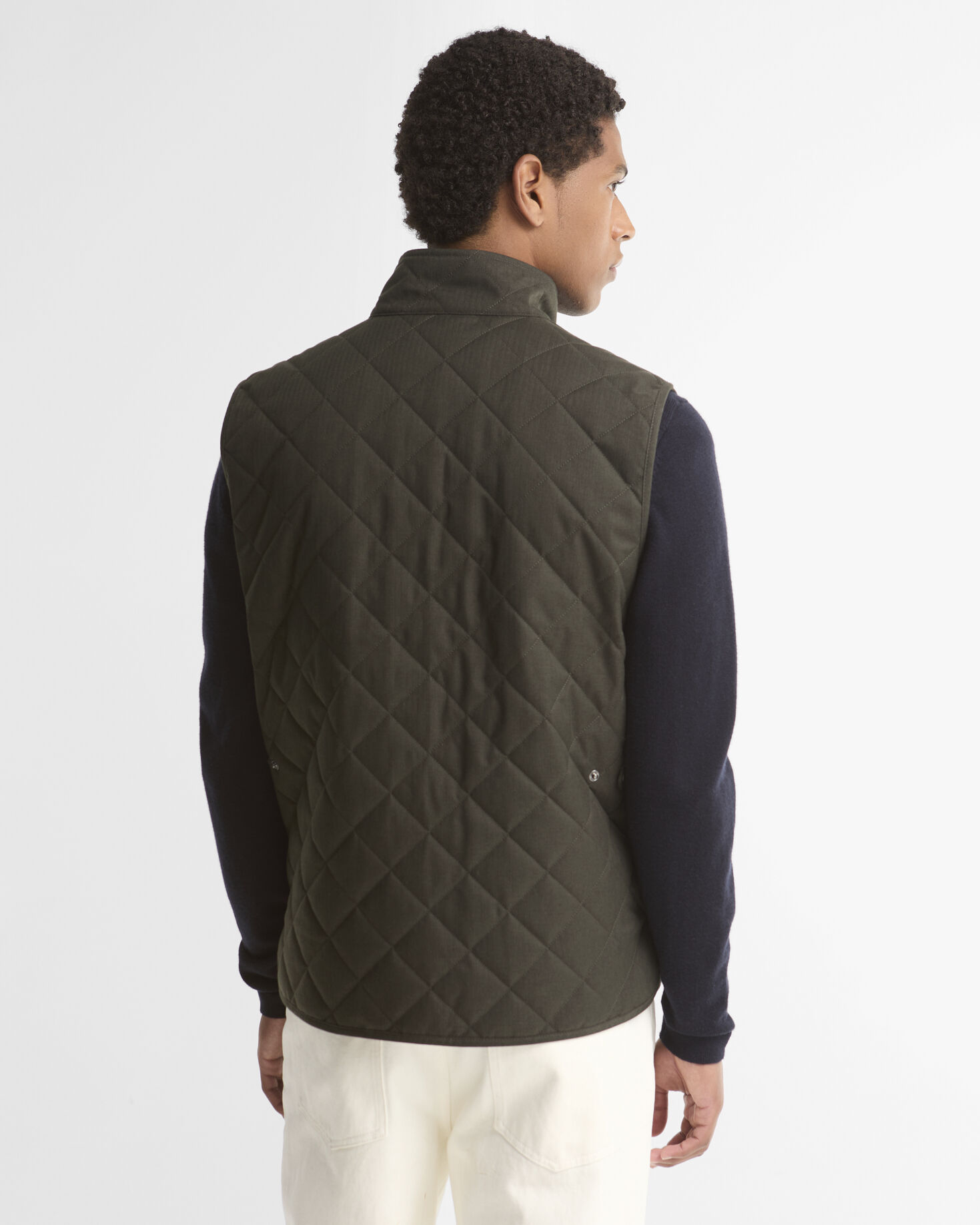 Lux Lowerdale Gilet Dark Sage