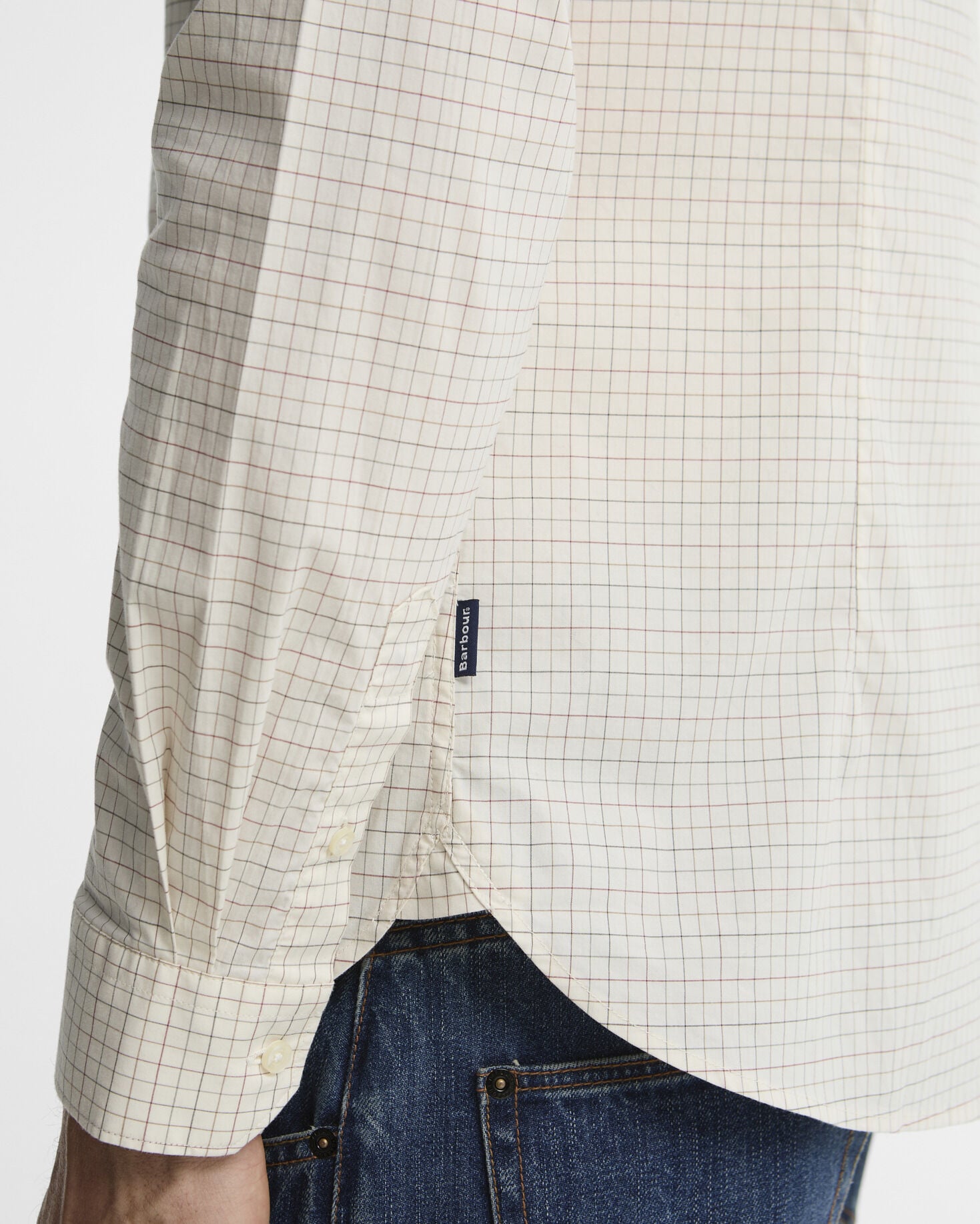 Barbour Hemd Ashfield Tailored Fit Whisper White
