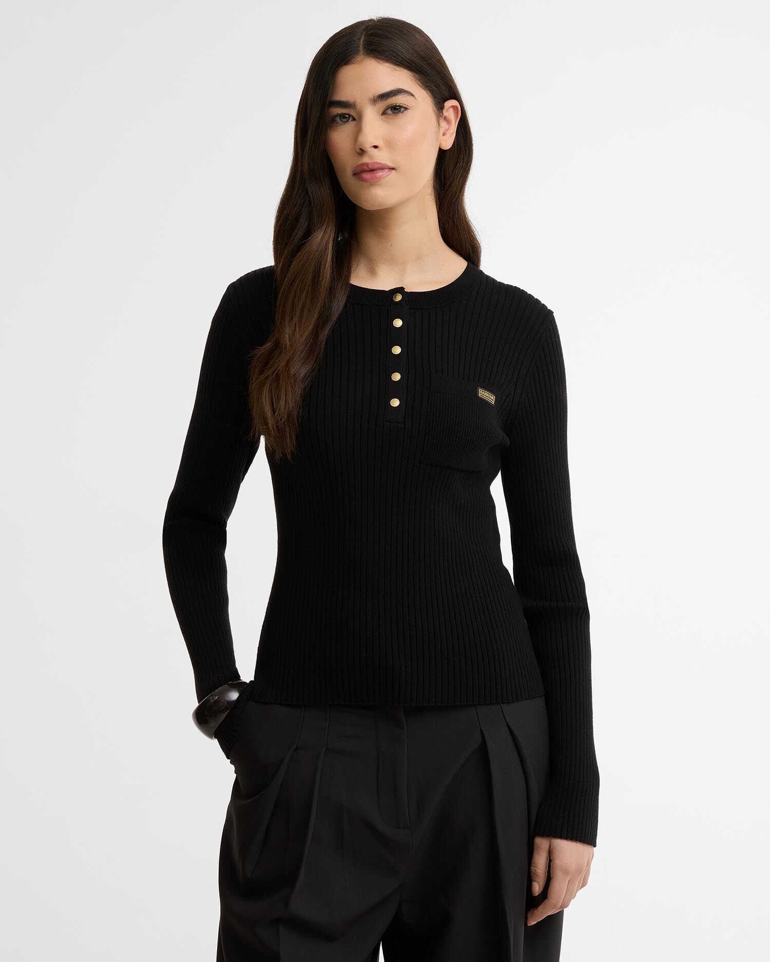 Maglione a coste Kyla Black