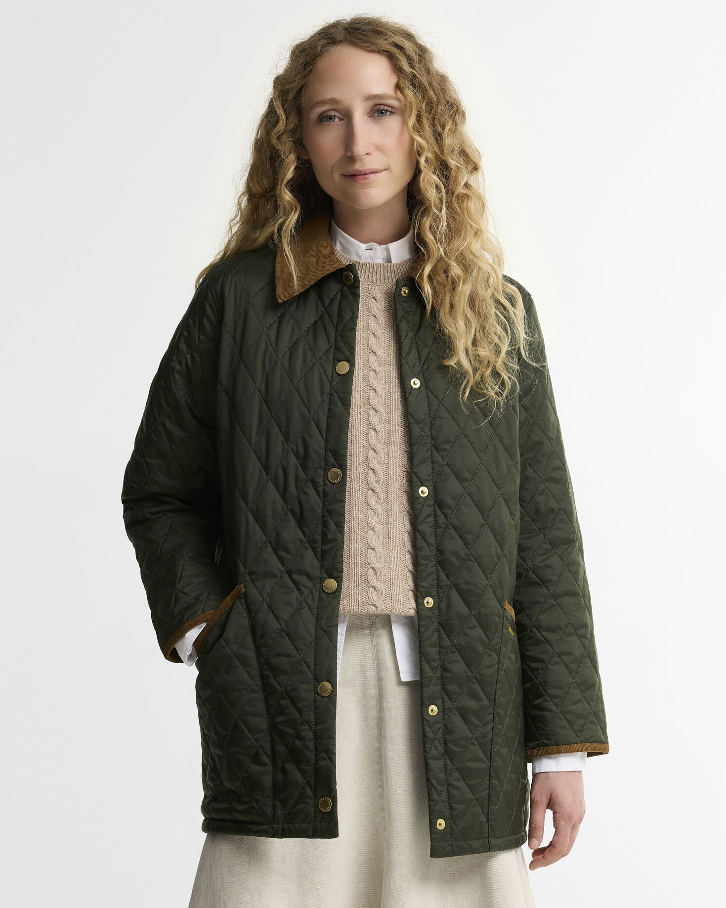 Icons Modern Liddesdale Quilted Jacket Olive/Classic