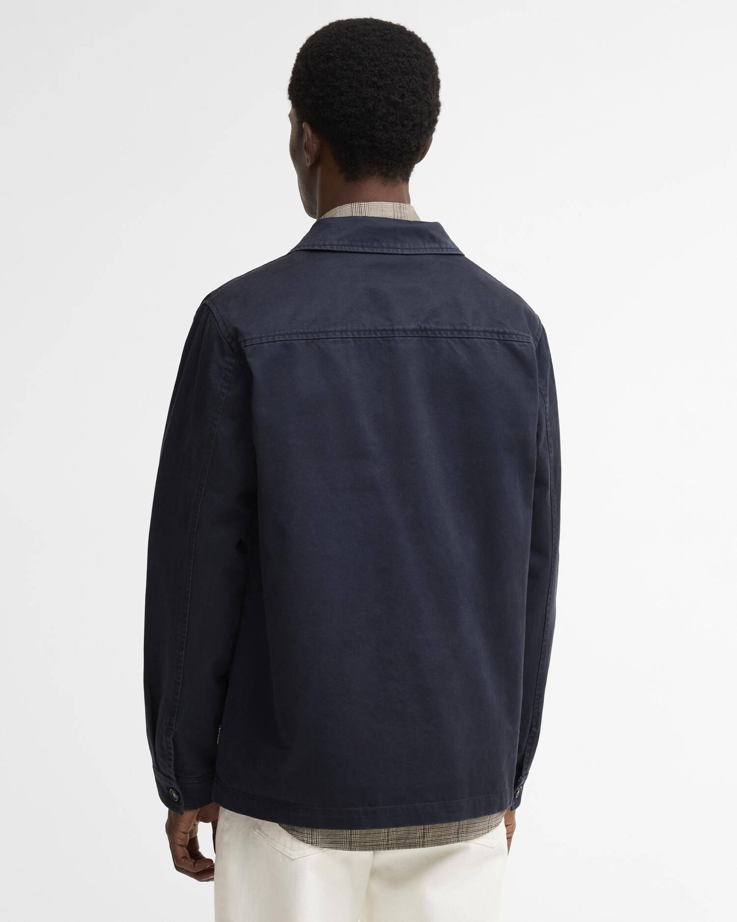 Barbour Overshirt Yorklane Twill Dark Navy image number 2