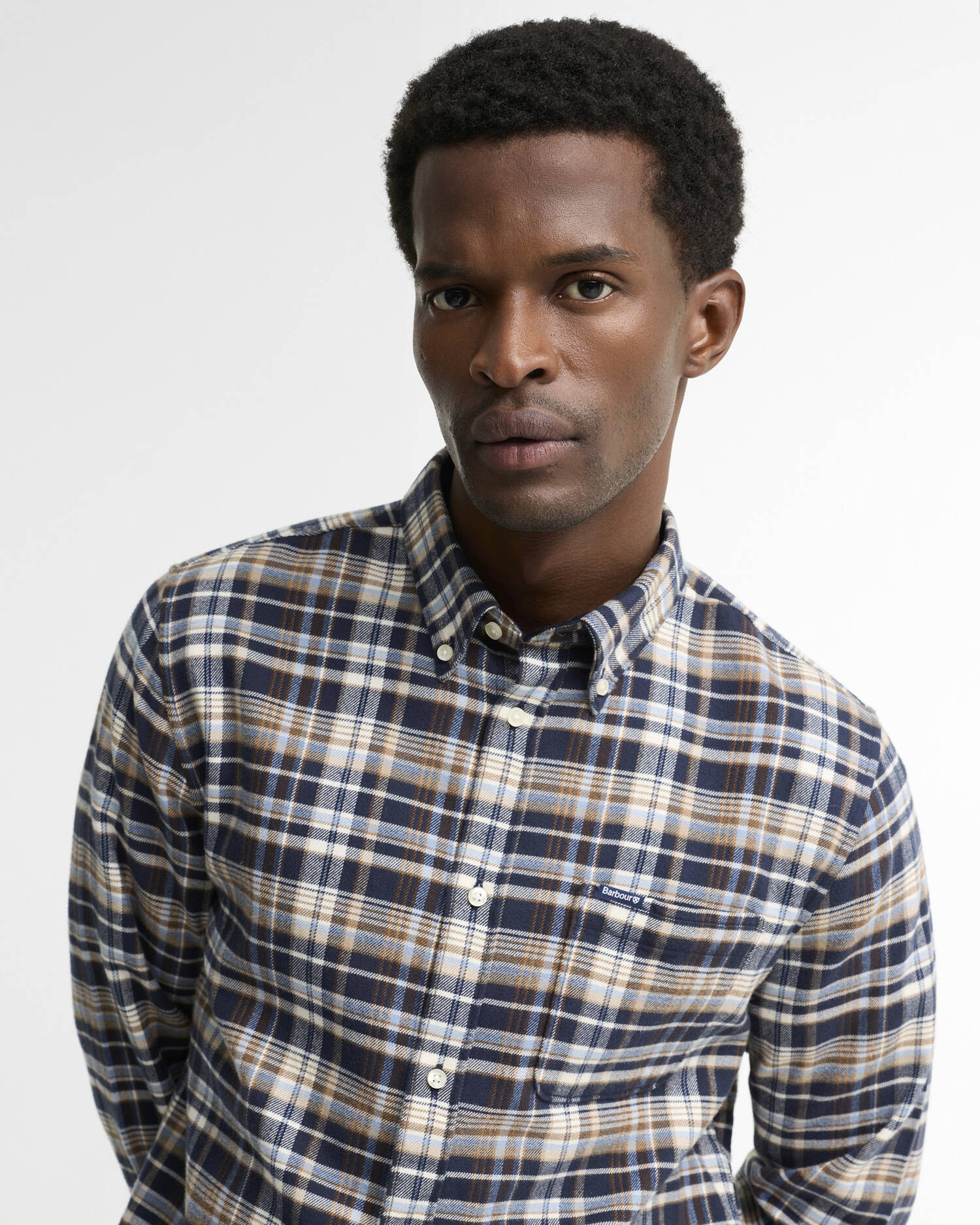 Northfell Tailored Long-Sleeved Shirt Navy image number 3