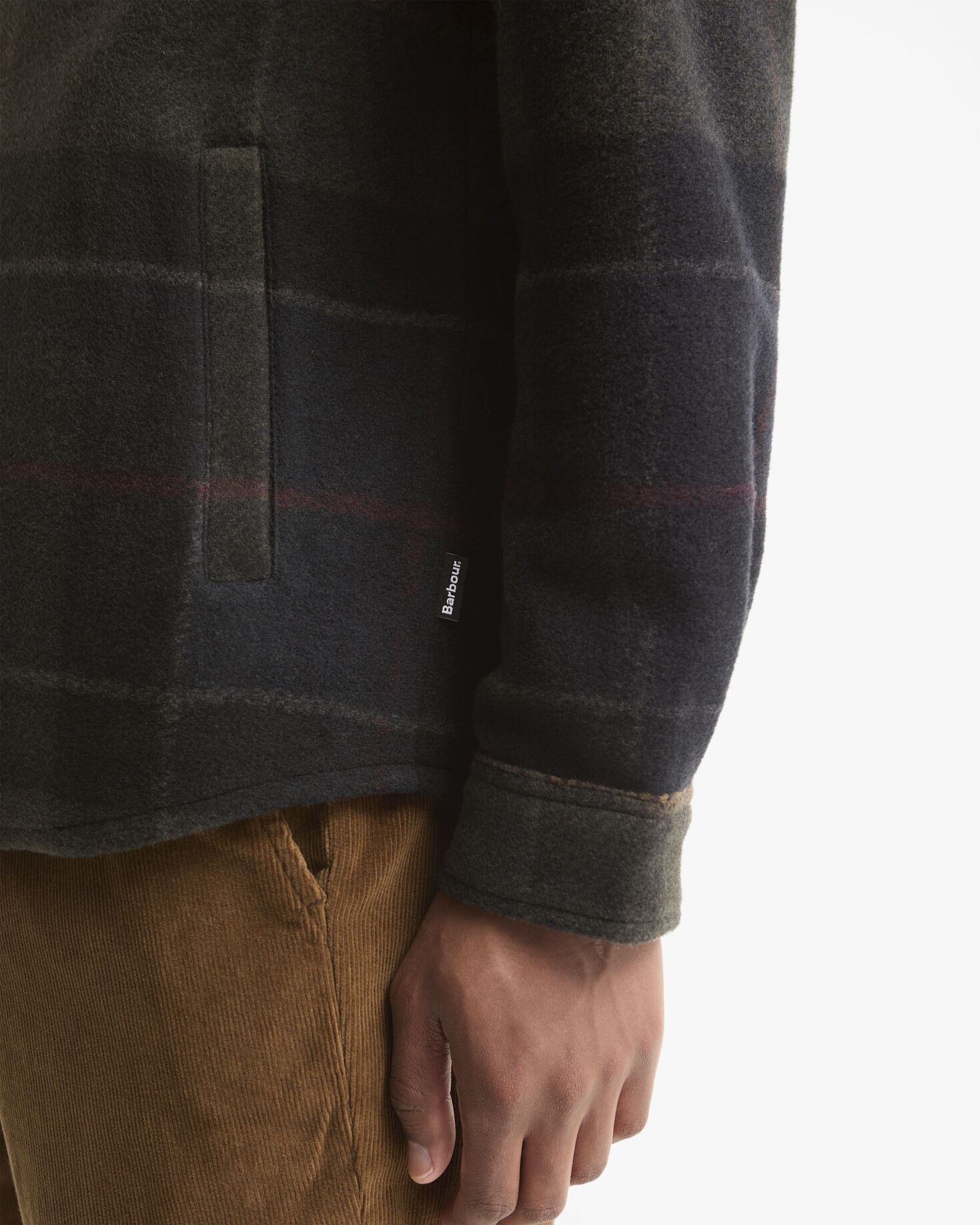 Overshirt Woodlane spazzolata con motivo a quadri Shadow Classic Tartan