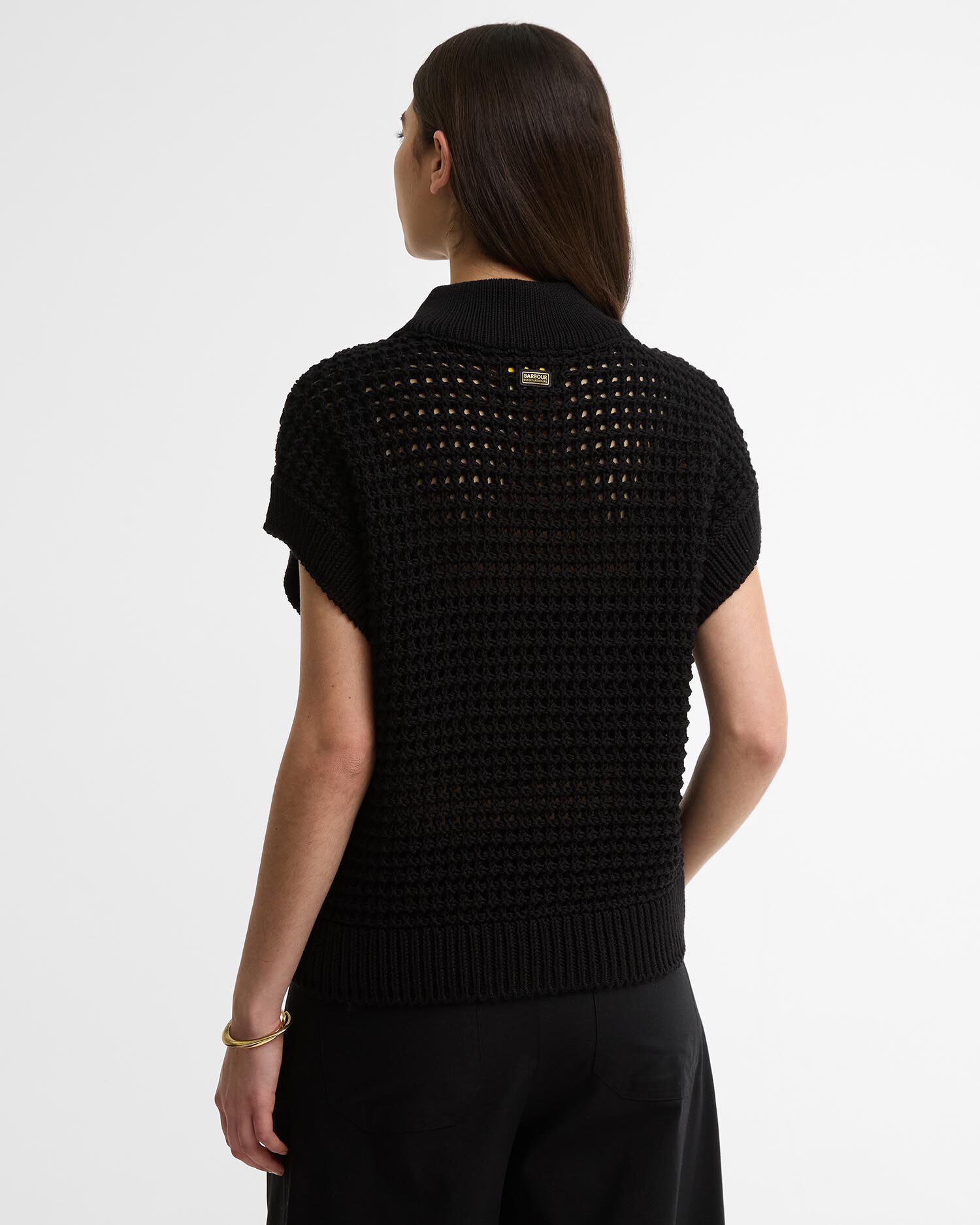 Niamh Knitted Vest Black