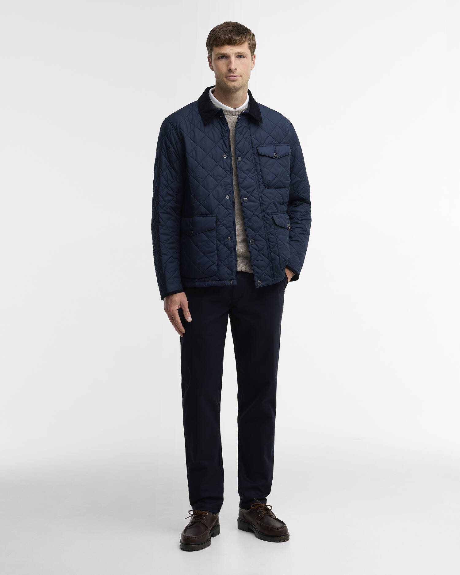 Hornby Quilted Jacket Classic Navy image number 1