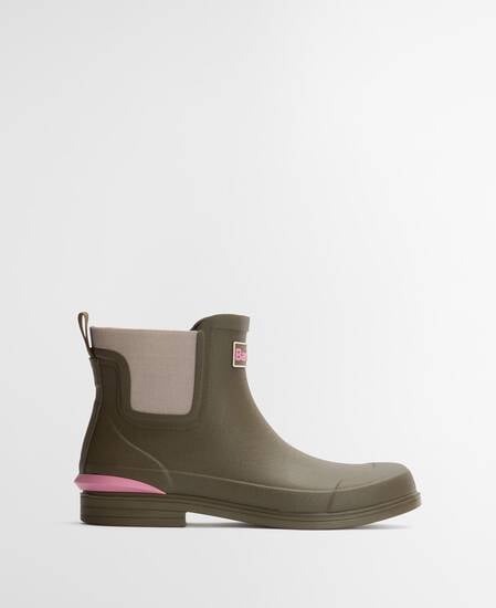 Abbeyfield Packable Ankle Wellingtons Olive