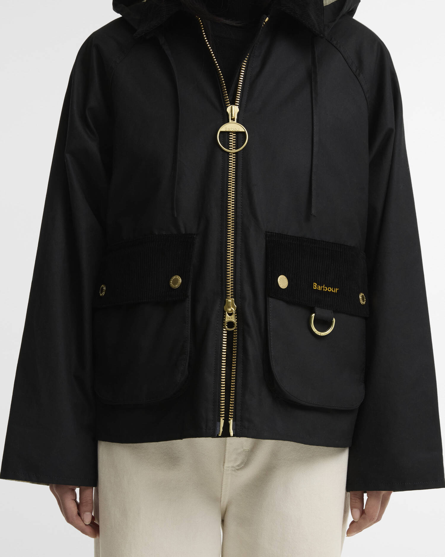Carville Waxed Jacket Black/Ancient image number 4