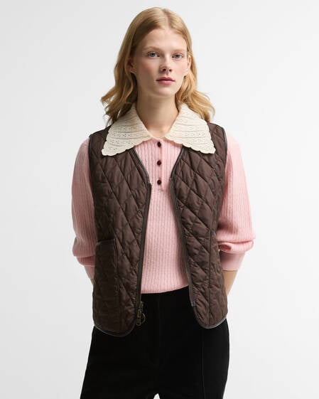 Barbour FARM Rio Alpinias Reversible Liner Banana Groove/Rustic