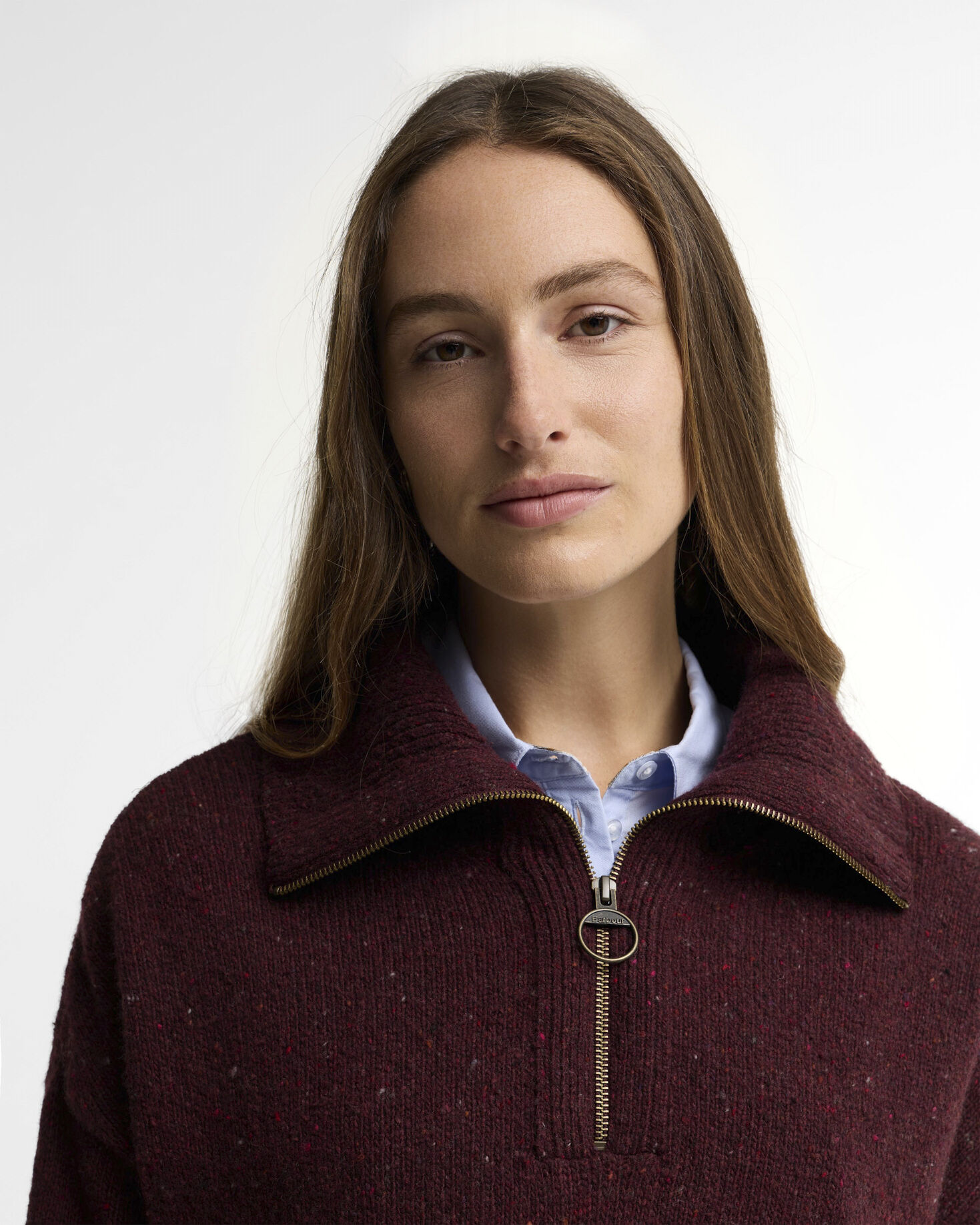 Lavensdale Quarter-Zip Jumper Fig