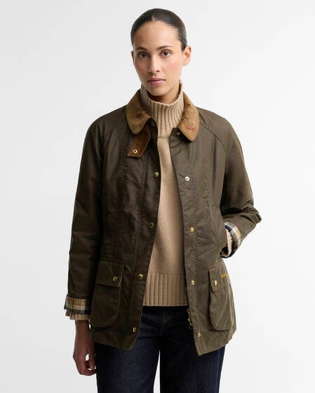 Icons Beadnell Waxed Jacket Beech/Birchwood