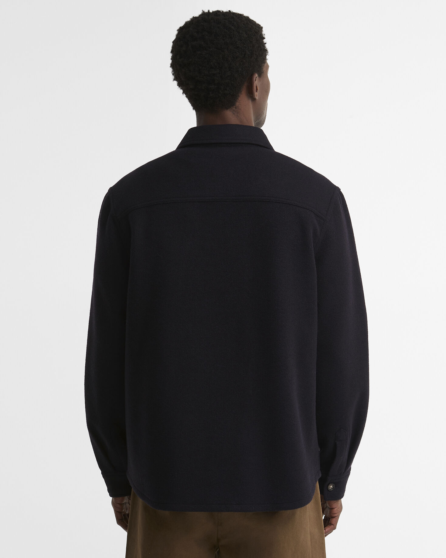 Overshirt misto lana Marltown leggermente aderente Navy Marl