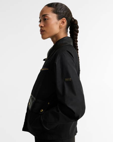 Giacca cerata Donnington Black/Northumberland Check