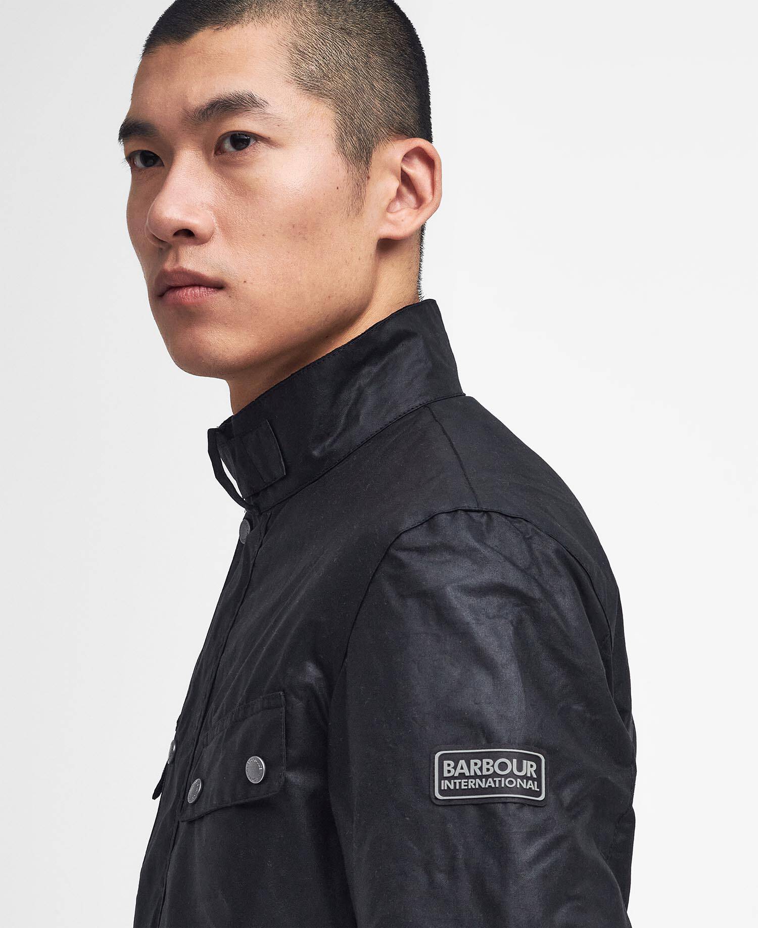 Tourer Duke Waxed Jacket Classic Black image number 3